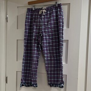 GAP Plaid Pajama Pants with Drawstring